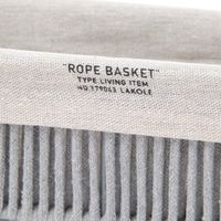 ロープカトラリーケース スクエア グレー LAKOLE/ラコレ