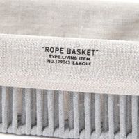 ロープカトラリーケース オーバル グレー LAKOLE/ラコレ