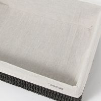 ペーパー収納ボックス(横ハーフ) グレー LAKOLE/ラコレ