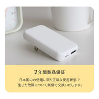 オウルテック 薄さ13mmPD20WGaN採用USB-C×1USB-A×1AC充電器 OEC-APD20A1C1G-WH 1個（直送品）