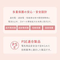 オウルテック 5000mAh12W対応USB-C入出力/USB-A出力モバイルバッテリー OEC-LPB5028-WH 1個（直送品）