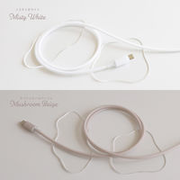 オウルテック シースルー素材 USB-A to USB-C シリコンケーブル ミニョン OWL-CBS1MINAC12-PK 1個（直送品）