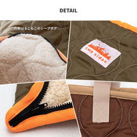 萩原 two sides ひざ掛けにもなる2wayトートバック 120cm×70cm ブラウン 240629402 1枚（直送品）