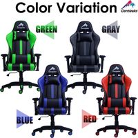 【軒先渡し】関家具 Contieaks ゲーミングチェア ルセル V2 グレー 347804 1脚（直送品）