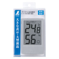 シンワ測定 デジタル温湿度計 E たて型 最高・最低 グレー 73399 1台（直送品）