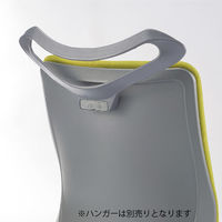 アイコ(AICO) オフィスチェア ミドルバック 可動肘付 防汚性布張り仕様 OA-3135AJ(FG3)AGR 1脚（直送品）