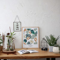 デメテル モダンテーブル　モンステラ　1台 4547232104756（直送品）