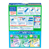 スクラビングバブル トイレ掃除 トイレスタンプ 漂白成分プラス ホワイティーシトラスの香り 付け替え用 (24回分：4本入) トイレ洗剤 ジョンソン