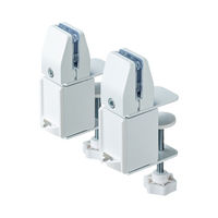 【アウトレット】サンワサプライ パーティション用クランプ台座(配線対応タイプ) SPT-DPOP2 1セット(2個入)（直送品）