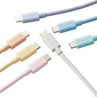 タイプCケーブル (USB-C to C) PD対応 100W USB4 80cm USB4-APCC5P08SV エレコム 1本（直送品）