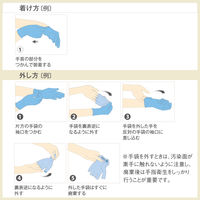 サラヤ ニトリルグローブ　エクステンド　白　Mサイズ　ホワイト　使い捨て手袋　粉なし　50947 1箱（200枚入）