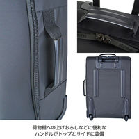スワン Number ソフトキャリーバッグ 45L ブラック/シルバー 61001 1個（直送品）
