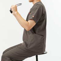 フォーク スクラブ スモークピンク S 7112SC-3-S 1枚（直送品）