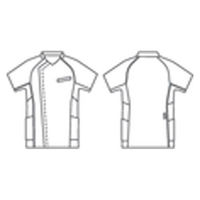 住商モンブラン スクラブ メンズ 半袖 ターコイズ/ブルー M MS855-43 1枚（直送品）