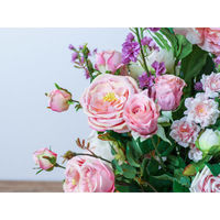 横浜ディスプレイミュージアム フラワーアレンジメント 造花  フェミニンアレンジ-07 FBCD-3029 1個（直送品）