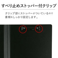セキセイ クリップファイルダブル 発泡美人 A4 ホワイト FB-2036-70 1セット(3冊)