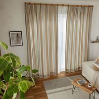 スミノエ コルネ セミオーダー カーテン コード 1100×2250mm ブラウン １セット(2枚入)（直送品）