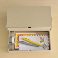 ナカバヤシ 紙製収納リトレイ チェストワイド2段 クラフト RTY-CW01KR 1個