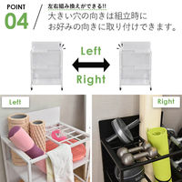 タマリビング カジュアリー フィットネスラック カジュアリー 幅510×奥行360×高さ750mm ブラック 1台（直送品）