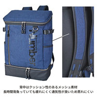 スワン Number 2段スクエアリュック 33L 61007 ブラック 1個（直送品）