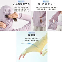 大河商事 UVパーカー 接触冷感-5°C フェイスカバー付 ホワイト L solshade805_wh_l 1着（直送品）