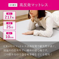 萩原 ピターら コットンパイル 敷きパッド+マットレスセット S シングル 270610310 1枚（直送品）