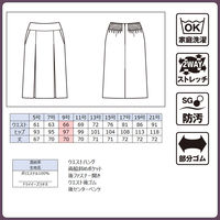 ボンマックス プリーツスカート(ロング丈) ベージュ 9号 AUS2301 AUS2301-1-9G 1着（直送品）