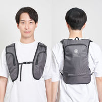 YAMAZEN 水冷服 DIRECT COOL ベーシック 水冷式ウェア バッテリー付き DC-B05SE(G) 1着（直送品）