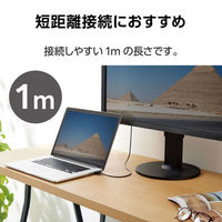 HDMIケーブル HDMI1.4ケーブル スーパースリム 1.0m ブラック エレコム 1個（わけあり品）
