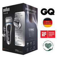 ブラウン BRAUN メンズ電気シェーバー シリーズ8 8390cc-V 4枚刃 洗浄器付 お風呂剃りOK 充電式 電動 髭剃り