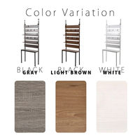 【軒先渡し】B.Bファニシング WALLE 壁面収納ラック 幅800×奥行290×高さ1800～2550mm グレー 1台（直送品）