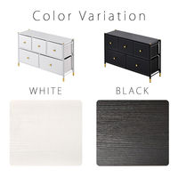 【軒先渡し】B.Bファニシング Tidying 収納チェスト 幅1000×奥行315×高さ580mm ブラック 1台（直送品）