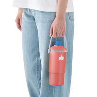 真空「温・冷」ペットボトルシリンダー ピンク 81287642 LOGOS/ロゴス