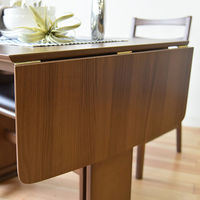 タマリビング ブッター ダイニングテーブル 幅900・1200×奥行750×高さ700mm ウォルナット 1台（直送品）