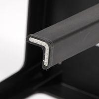 スタッキングチェア(L)2 ブラック 1セット（1脚×4） LAKOLE/ラコレ