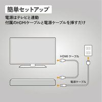 JVCケンウッド WOOD CONEサウンドバー TH-WD05 TH-WD05-T 1台（直送品）