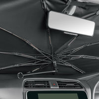 BONFORM サンシェード ファブリーズシェード 傘型S 1300×650mm シルバー 7609-02SI 1個（直送品）