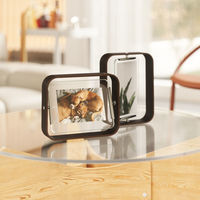 アントレックス Umbra フォトフレーム ベルウッドデスクフレーム 18.8×23.9cm 木製 ガラス ウォルナット 482880 1個（直送品）