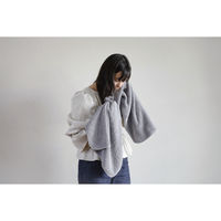 シービージャパン フェイスタオル カラリトリコ グレー 489316 1個（直送品）