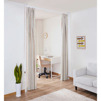 平安伸銅工業 突っ張り カーテン間仕切り 幅120-180cm 工具不要 492848 1個（直送品）