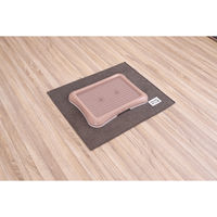 サンベルム ペットマット 70×56cm PallyPallyPET 犬 猫 はっ水 ブラウン 494349 1個（直送品）