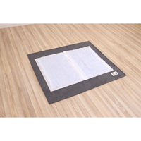 サンベルム ペットマット 100×86cm PallyPallyPET 犬 猫 はっ水 グレー 494354 1個（直送品）