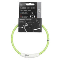 ルークラン ライト 散歩 犬 ループセイフ LEDリング 45 グリーン 495845 1個（直送品）