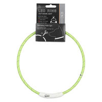 ルークラン ライト 散歩 犬 ループセイフ LEDリング 65 グリーン 495851 1個（直送品）