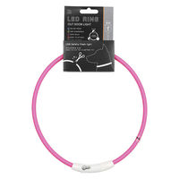 ルークラン ライト 散歩 犬 ループセイフ LEDリング 65 ピンク 495852 1個（直送品）
