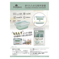 イトウ 保存容器 折りたたみ保存容器 コンパクト 食洗機可 497101 1個（直送品）