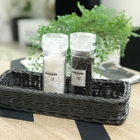 サンリツ キッチントレー KLEANE PLUS 洗える 抗菌素材の小物入れ バスケット S ダークグレー 499106 1個（直送品）