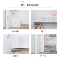 アストロ 一体型圧縮ボックス 衣類用 ホワイト 623-57 1セット(1個+1枚)（直送品）