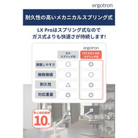 Ergotron LX Pro モニターアーム デュアル 縦/横型 ブラック 45-690-292 1台（直送品）