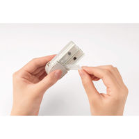 ライオン事務器 ライオン 小型パンチ<ピミー> KP-5 アイボリー(IV) 20011 1セット(1台×4)（直送品）